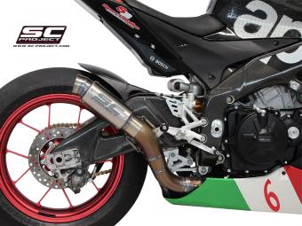 SC-Project GP70-R Titanium Slip-On Einddemper Zonder E-keur APRILIA RSV4 / RF / RR 2015 - 2016