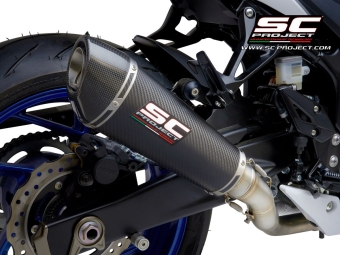 SC-Project Conic Carbon Einddemper Euro4 Gekeurd Suzuki GSX-S 750 2017 - 2020