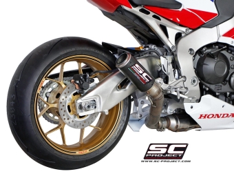 SC-Project CR-T Carbon Einddemper Zonder E-keur HONDA CBR 1000 RR / SP 2014 - 2016