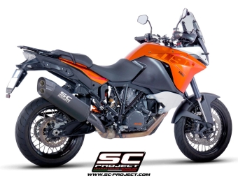 SC-Project Adventure Titanium Matt Black Einddemper Met E-keur KTM 1190 ADVENTURE