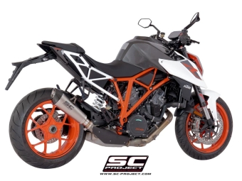 SC-Project Conic Titanium Uitlaat Euro4 Gekeurd KTM 1290 SUPER DUKE R 2017 - 2019