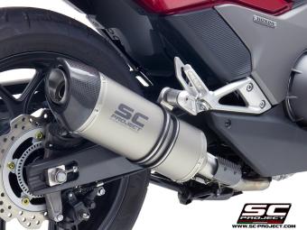 SC-Project Oval Titanium Slip-On Einddemper Euro4 Gekeurd HONDA INTEGRA 750 DCT / SPORT 2016 - 2020