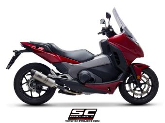 SC-Project Oval Titanium Slip-On Einddemper Euro4 Gekeurd HONDA INTEGRA 750 DCT / SPORT 2016 - 2020