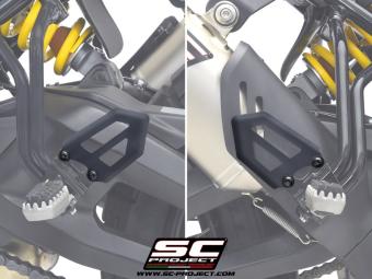 SC-Project Rally Raid Titanium Slip-On Einddemper Euro5 Gekeurd DUCATI DESERT X 2022 - 2024