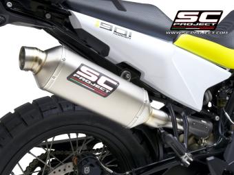 SC-Project Rally Raid Titanium Slip-On Einddemper Euro5 Gekeurd HUSQVARNA NORDEN 901 2022 - 2023