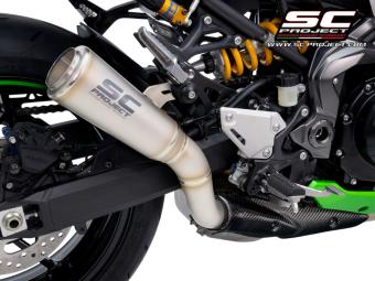 SC-Project S1-GP Titanium Slip-On Einddemper Euro5 Gekeurd KAWASAKI Z 900 2020 - 2024