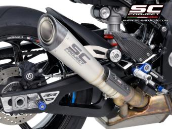 SC-Project S1 Titanium Slip-On Einddemper Euro5 Gekeurd BMW S 1000 RR 2023 - 2024