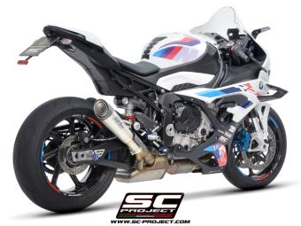 SC-Project S1 Titanium Slip-On Einddemper Euro5 Gekeurd BMW S 1000 RR 2023 - 2024