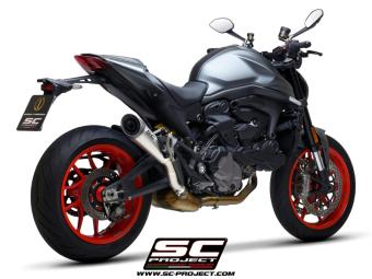 SC-Project S1 Titanium Slip-On Einddemper Euro5 Gekeurd DUCATI MONSTER 937 2021 - 2024