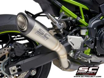 SC-Project S1 Titanium Slip-On Einddemper Euro5 Gekeurd KAWASAKI Z 900 A2 2020 - 2024