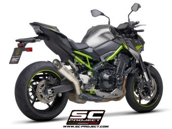 SC-Project S1 Titanium Slip-On Einddemper Euro5 Gekeurd KAWASAKI Z 900 A2 2020 - 2024