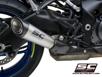 SC-Project S1 Titanium Slip-On Einddemper Euro5 Gekeurd SUZUKI GSX-S 950 2021 - 2023