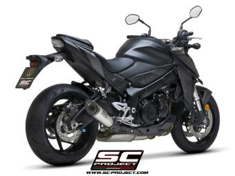 SC-Project S1 Titanium Slip-On Einddemper Euro5 Gekeurd SUZUKI GSX-S 950 2021 - 2023