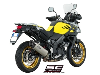 SC-Project Adventure Titanium Uitlaat Euro4 Gekeurd SUZUKI V-STROM 1000 2017 - 2019