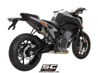 SC-Project S1-GP Titanium Slip-On Einddemper Zonder E-keur KTM 790 DUKE 2018 - 2020