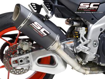 SC-Project SC1-R Titanium 250MM Slip-On Einddemper Zonder E-keur APRILIA TUONO V4 / FACTORY 2021 - 2024