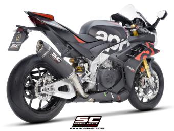 SC-Project SC1-R Carbon 350MM Slip-On Einddemper Zonder E-keur APRILIA RSV4 / FACTORY 2021 - 2024