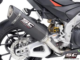 SC-Project SC1-R Carbon 350MM Slip-On Einddemper Zonder E-keur APRILIA RSV4 / FACTORY 2021 - 2024