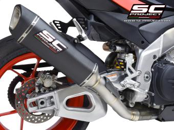 SC-Project SC1-R Carbon 350MM Slip-On Einddemper Zonder E-keur APRILIA TUONO V4 / FACTORY 2021 - 2024