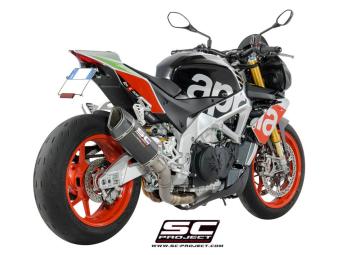 SC-Project SC1-R Carbon Slip-On Einddemper Zonder E-keur APRILIA TUONO V4 1100 / FACTORY / RR 2017 - 2020