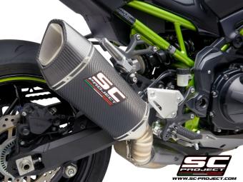 SC-Project SC1-R Carbon Slip-On Einddemper Euro4 Gekeurd KAWASAKI Z 900 2020