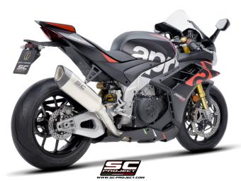 SC-Project SC1-R Titanium 300MM Slip-On Einddemper Zonder E-keur APRILIA RSV4 / FACTORY 2021 - 2024