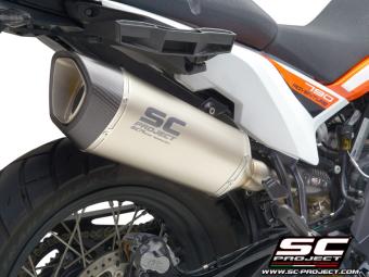 SC-Project SC1-R Titanium Slip-On Einddemper Euro4 Gekeurd KTM 790 ADVENTURE 2019 - 2020