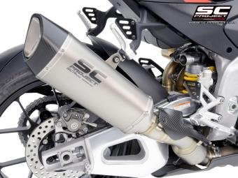 SC-Project SC1-R Titanium Slip-On Einddemper Euro5 Gekeurd APRILIA RSV4 / FACTORY 2021 - 2024