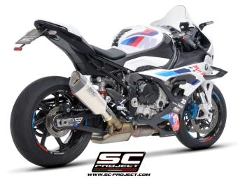 SC-Project SC1-R Titanium Slip-On Einddemper Euro5 Gekeurd BMW S 1000 RR 2023 - 2024