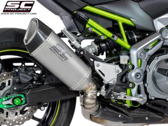 SC-Project SC1-R Titanium Slip-On Einddemper Euro4 Gekeurd KAWASAKI Z 900 2017 - 2019