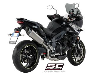 SC-Project SC1-R Titanium Slip-On Einddemper Euro4 Gekeurd TRIUMPH TIGER SPORT 1050 2016 - 2020