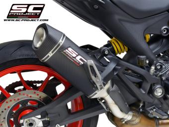 SC-Project SC1-S Carbon Slip-On Einddemper Euro5 Gekeurd DUCATI MONSTER 937 2021 - 2024