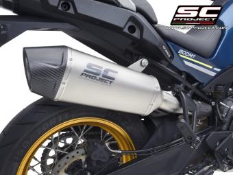 SC-Project X-Plorer II Titanium Slip-On Einddemper Euro5 Gekeurd CFMOTO 800 MT 2022 - 2024