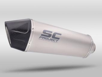 SC-Project X-Plorer II Titanium Slip-On Einddemper Euro5 Gekeurd TRIUMPH TIGER 850 2021 - 2024