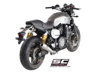 SC-Project Conico Racer RVS Uitlaat Met E-keur YAMAHA XJR 1300 / RACER 2015 - 2016