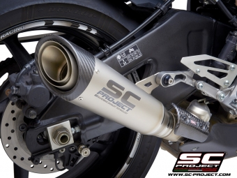 SC-Project S1 Titanium Slip-on Einddemper Euro4 Gekeurd YAMAHA MT-10 2016 - 2021