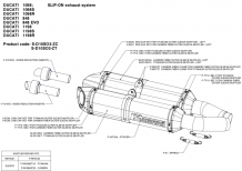 Akrapovic Slip-on Line Carbon Einddemper zonder E-keur Ducati 1098 R 2008 - 2009