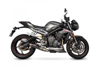 Scorpion Exhaust RP-1 GP Carbon Slip-on Einddemper zonder E-keur Triumph Street Triple 765 S / R / RS 2017 - 2019