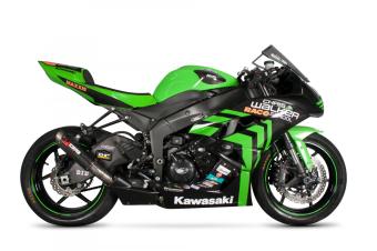 Scorpion Exhaust RP-1 GP Carbon Slip-on zonder E-keur Kawasaki Ninja ZX-6R 2009 - 2012