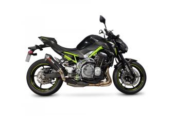 Scorpion Exhaust Serket Taper Carbon Slip-on Einddemper zonder E-keur Kawasaki Z900 2017 - 2019