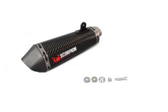 Scorpion Exhaust Serket Taper Carbon Slip-on Einddemper zonder E-keur Suzuki Gladius 650 2009 - 2016