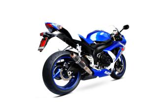 Scorpion Exhaust RP-1 GP Carbon Slip-on Einddemper zonder E-keur Suzuki GSX-R 600 K8-10 2008 - 2010