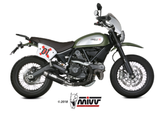 Mivv GP Pro Carbon Slip-on Einddemper met E-keur Ducati Scrambler 800 2015 > 2020