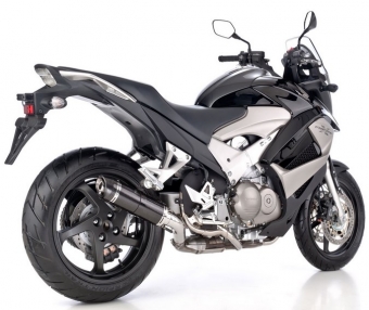 Shark Street GP Carbon Einddemper met E-keur Honda VFR800X Crossrunner 2011 2014