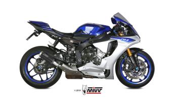 Mivv MK3 Carbon Einddemper met E-keur Yamaha YZF 1000 R1 2015 > 2022