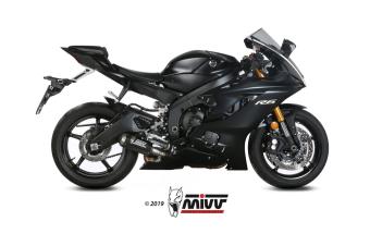 Mivv MK3 Carbon Einddemper met E-keur Yamaha YZF 600 R6 2017 > 2021