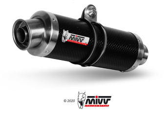 Mivv GP Carbon Slip-on Einddemper met E-keur Kawasaki Z 750 2004 > 2006