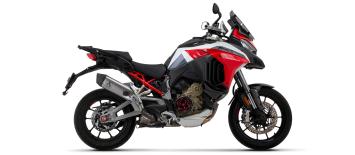 ARROW 72501VL Veloce titanium einddemper met linkpipe met E-keur Multistrada V4 1100 2012/2024