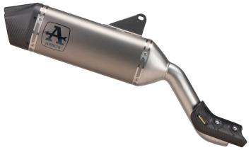 ARROW 72501VL Veloce titanium einddemper met linkpipe met E-keur Multistrada V4 1100 2012/2024