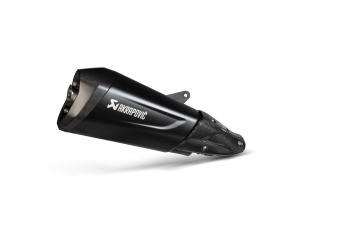 Akrapovic Slip-on Line RVS Black Einddemper met E-keur incl. katalysator Vespa GTS 300 / Sei Giorni / Super 2021 > 2024